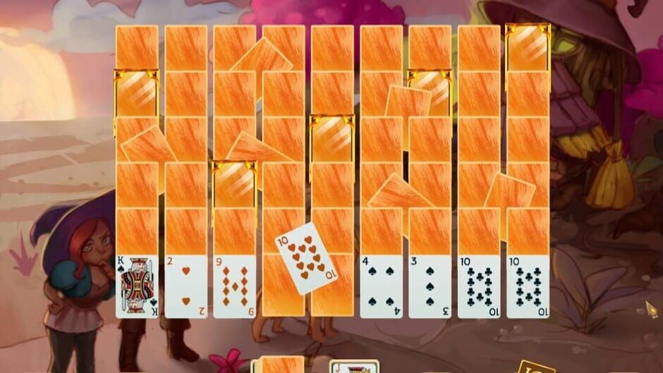 สกรีนช็อตจาก Sweet Solitaire: School Witch 2 (รูปที่ 2)
