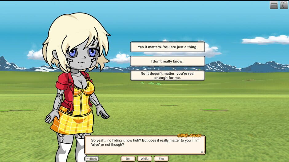 Dere-chat Screenshot