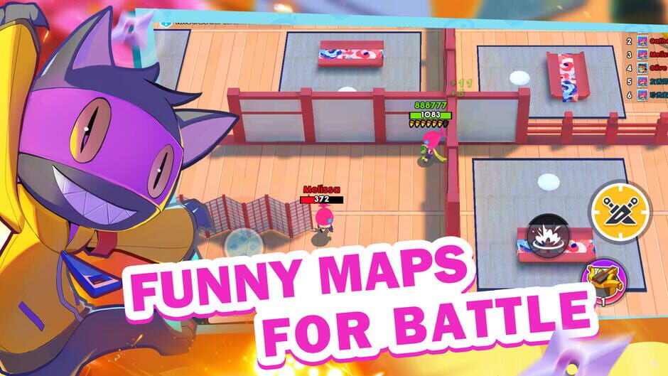 สกรีนช็อตจาก Ninja War: Super Ninja Showdown (รูปที่ 2)