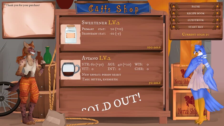 Birb Café Screenshot