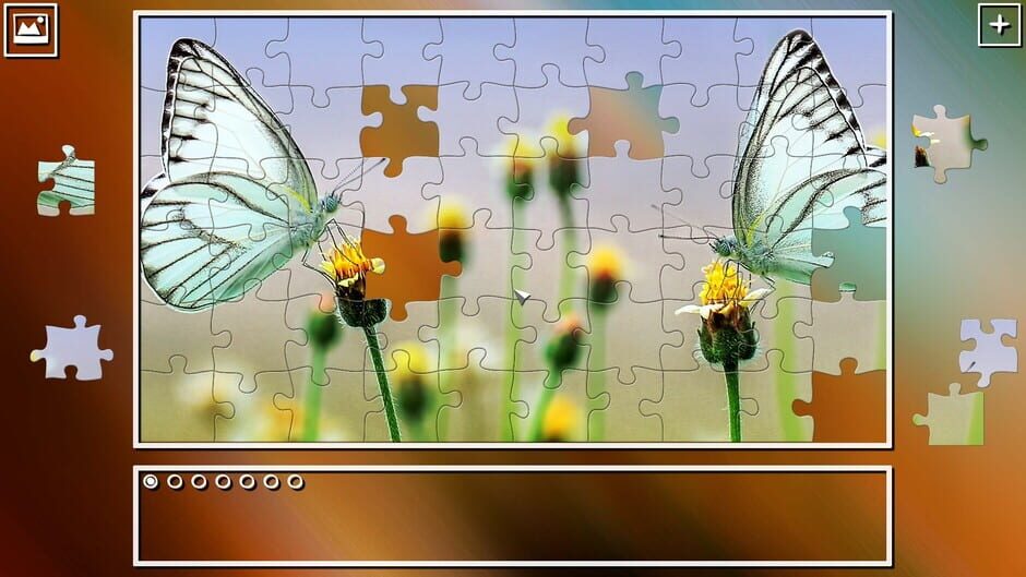 สกรีนช็อตจาก Super Jigsaw Puzzle: Generations - Butterflies (รูปที่ 2)