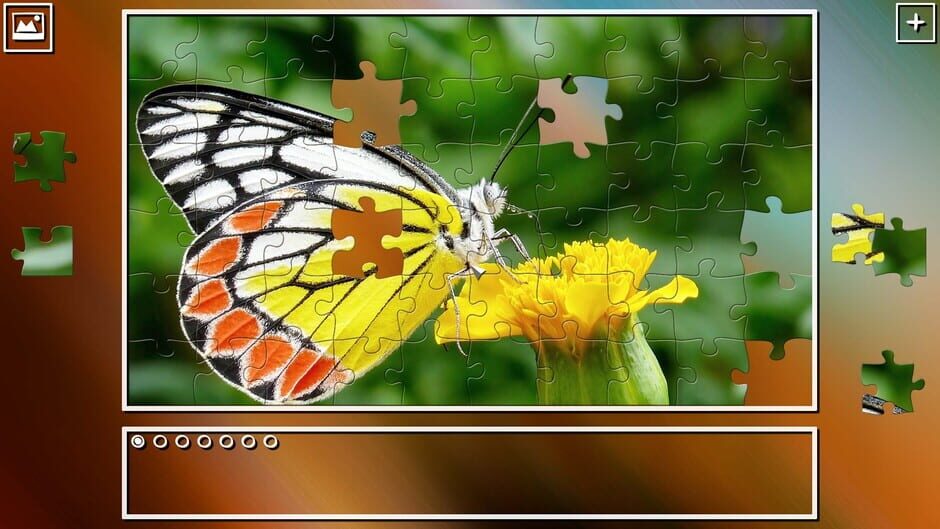 สกรีนช็อตจาก Super Jigsaw Puzzle: Generations - Butterflies (รูปที่ 3)