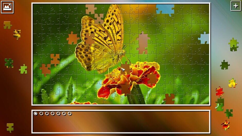 สกรีนช็อตจาก Super Jigsaw Puzzle: Generations - Butterflies (รูปที่ 4)