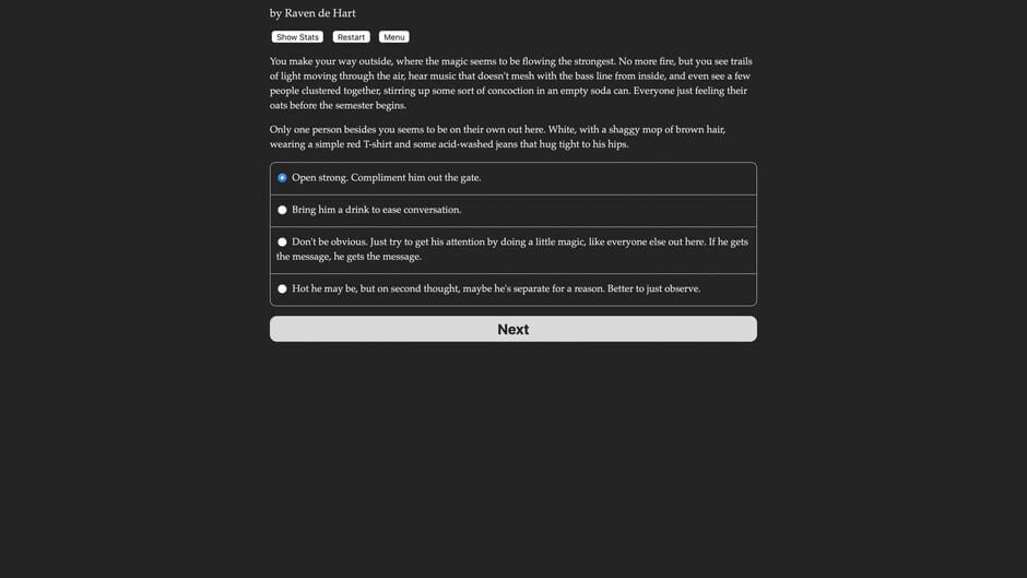 Freshman Magic: Spellbooks and Tangled Sheets Screenshot