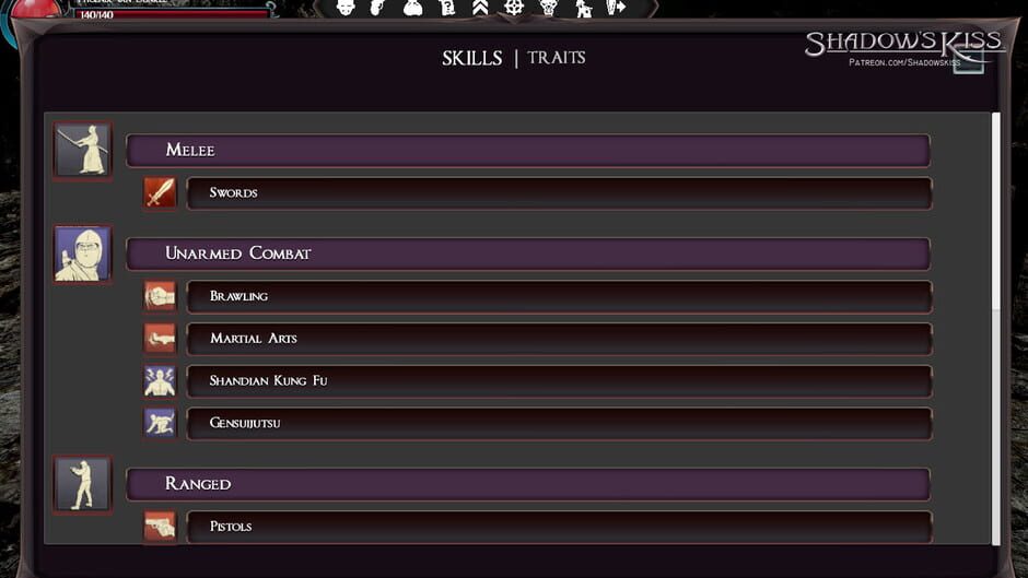 Shadow's Kiss Screenshot