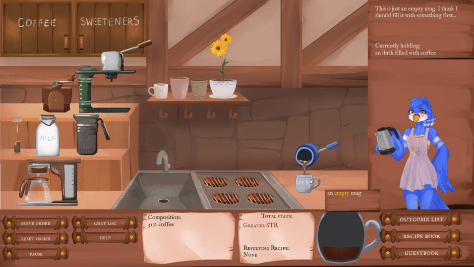 Birb Café screenshot