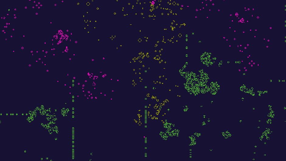 Automata Ecosystem: Cellular Automata Simulation Screenshot