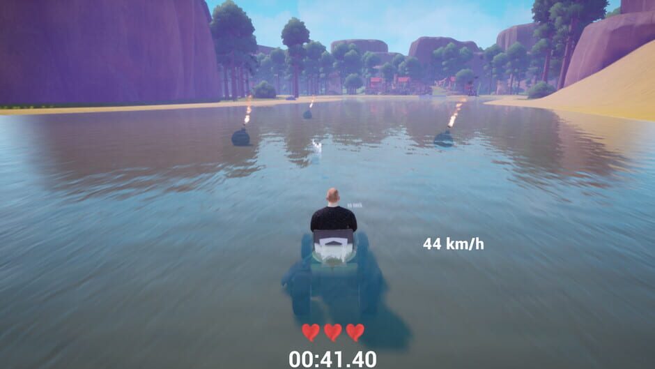 Lawnmower game: Mortal Race Screenshot