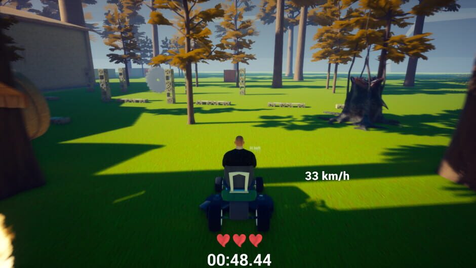 Lawnmower game: Mortal Race Screenshot