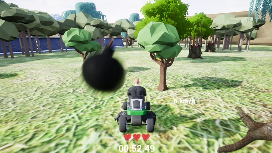 Lawnmower game: Mortal Race Screenshot