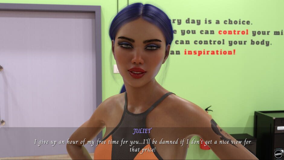 Futanari Sex: The Gym Screenshot