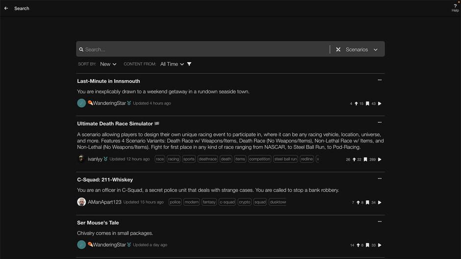 AI Dungeon Screenshot