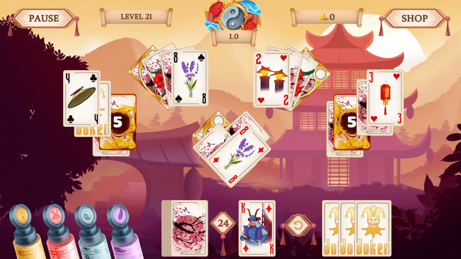 Samurai Solitaire: Return of the Ronin Screenshot
