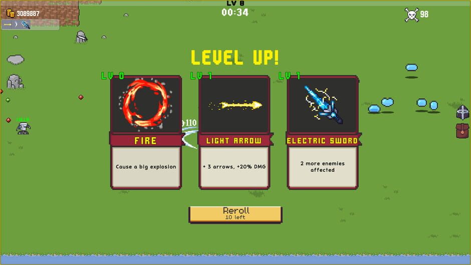 Pixel Survivors: Roguelike Screenshot