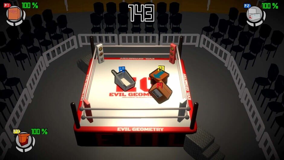 Wrestling Cardboard Championship Screenshot