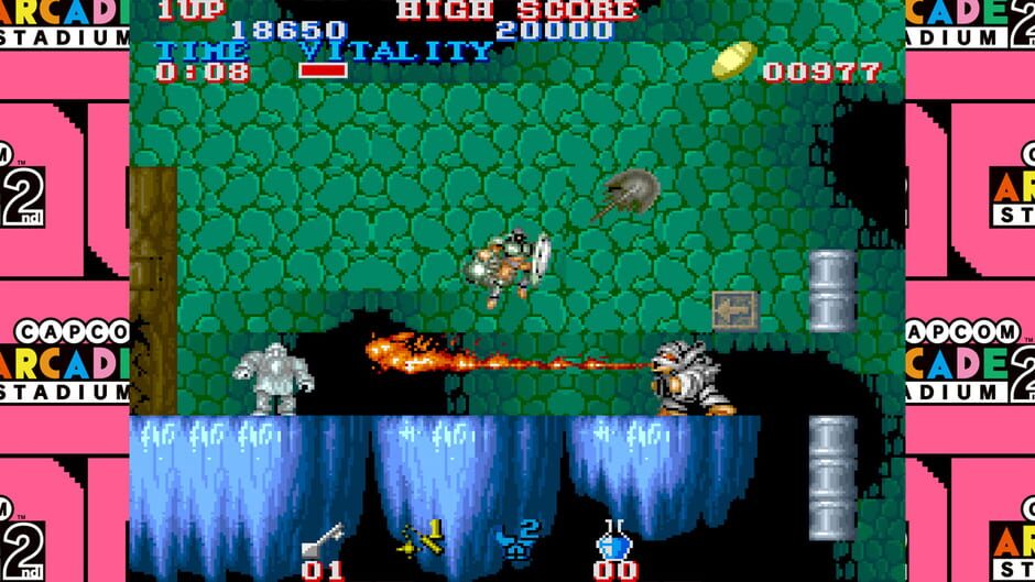Capcom Arcade 2nd Stadium: Black Tiger Screenshot