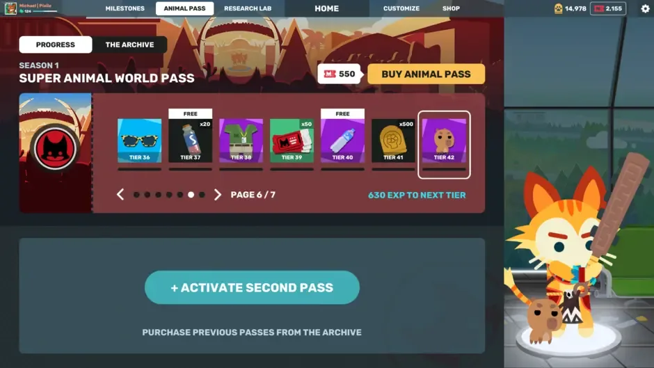 Screenshot 1 from Super Animal Royale: Season 1