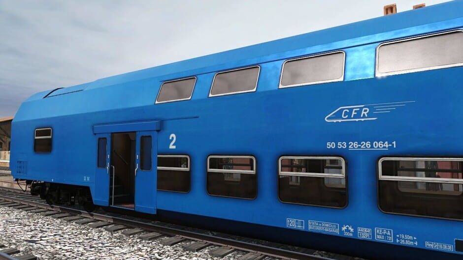 สกรีนช็อตจาก Trainz Railroad Simulator 2022: CFR Calatori B 26-26 064 (รูปที่ 6)