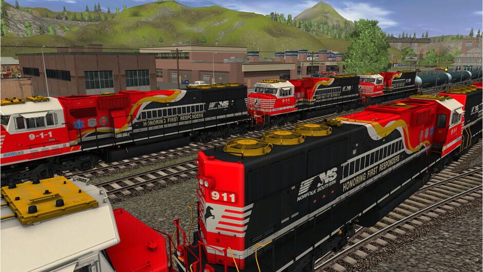 สกรีนช็อตจาก Trainz Railroad Simulator 2022: NS SD60E First Responders (รูปที่ 4)