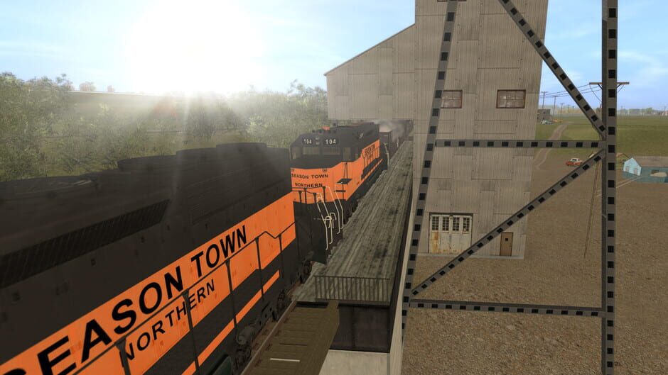 สกรีนช็อตจาก Trainz Railroad Simulator 2022: Season Town Northern Rail Road Route (รูปที่ 2)