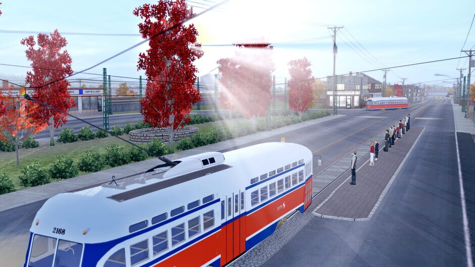 สกรีนช็อตจาก Trainz Railroad Simulator 2022: Season Town Northern Rail Road Route (รูปที่ 9)