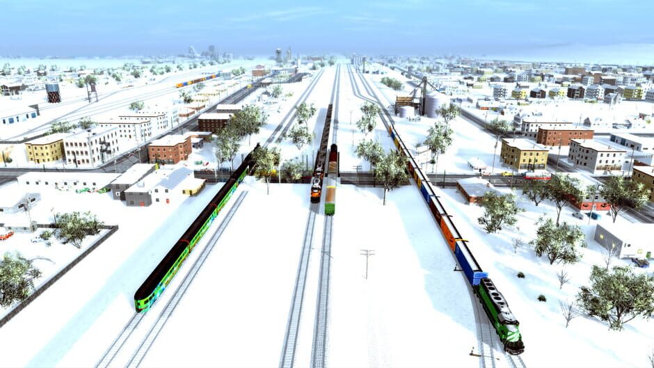 สกรีนช็อตจาก Trainz Railroad Simulator 2022: Season Town Northern Rail Road Route (รูปที่ 6)