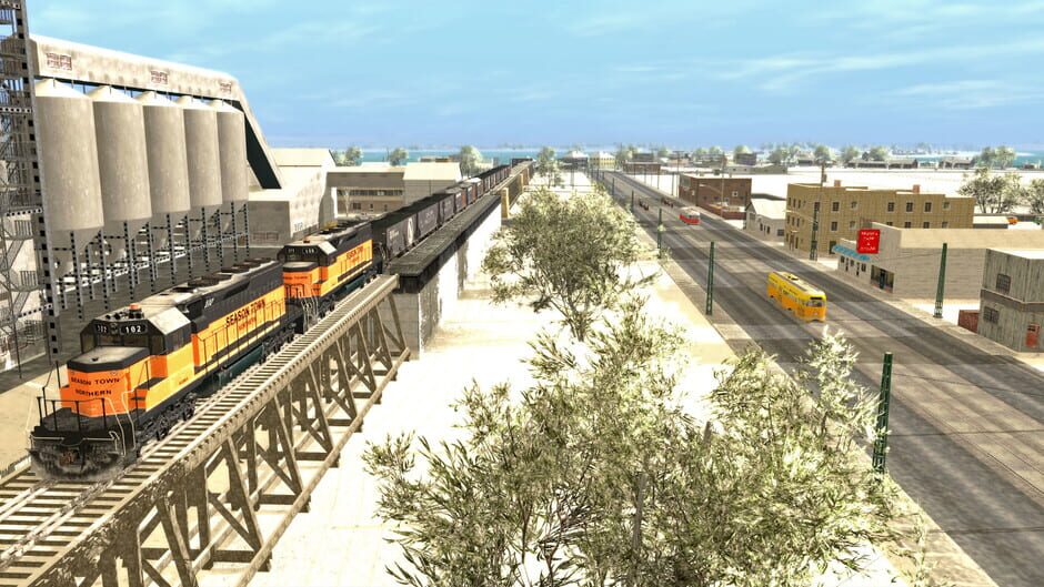 สกรีนช็อตจาก Trainz Railroad Simulator 2022: Season Town Northern Rail Road Route (รูปที่ 8)