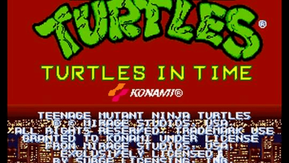 Teenage Mutant Ninja Turtles: Turtles in Time Screenshot