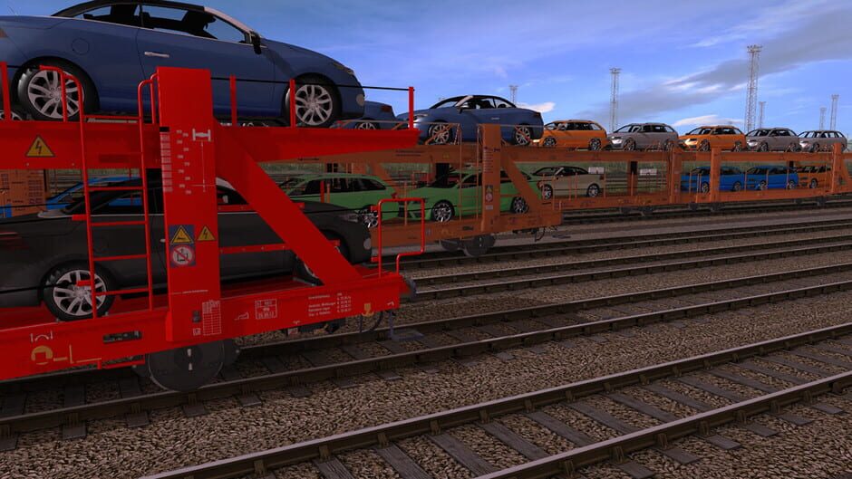 สกรีนช็อตจาก Trainz Railroad Simulator 2022: Laaers Car Transporter (รูปที่ 2)