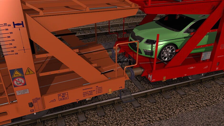 สกรีนช็อตจาก Trainz Railroad Simulator 2022: Laaers Car Transporter (รูปที่ 15)