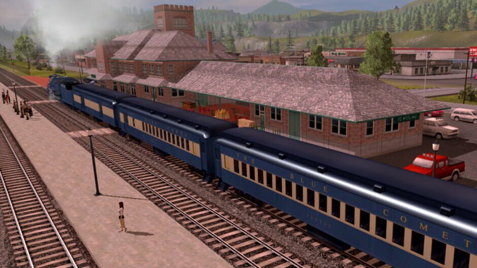 สกรีนช็อตจาก Trainz Railroad Simulator 2022: Blue Comet (รูปที่ 6)