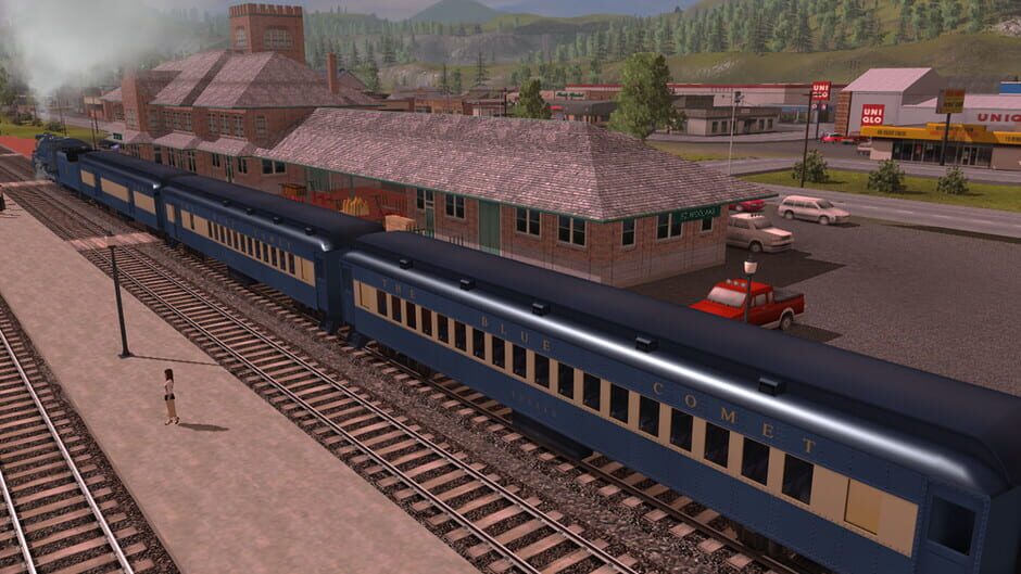 สกรีนช็อตจาก Trainz Railroad Simulator 2022: Blue Comet (รูปที่ 12)