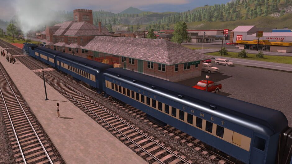 สกรีนช็อตจาก Trainz Railroad Simulator 2022: Blue Comet (รูปที่ 10)