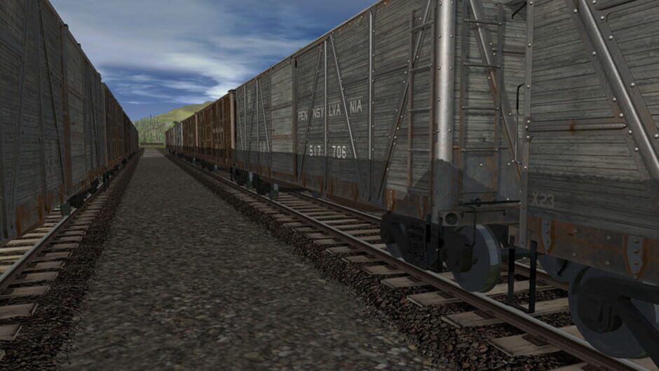 สกรีนช็อตจาก Trainz Railroad Simulator 2022: PRR X23 Boxcar (รูปที่ 3)