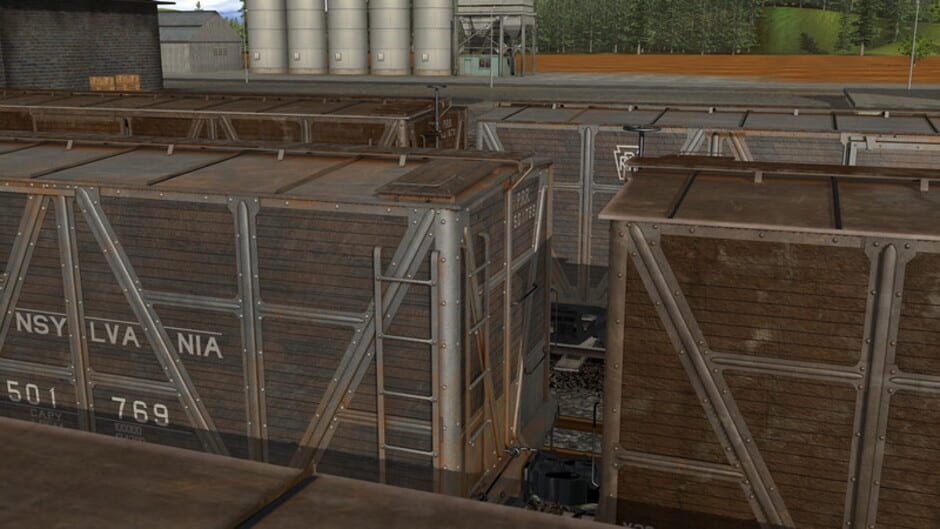 สกรีนช็อตจาก Trainz Railroad Simulator 2022: PRR X23 Boxcar (รูปที่ 2)
