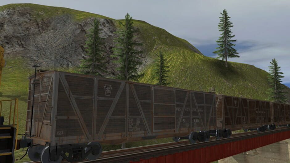 สกรีนช็อตจาก Trainz Railroad Simulator 2022: PRR X23 Boxcar (รูปที่ 5)