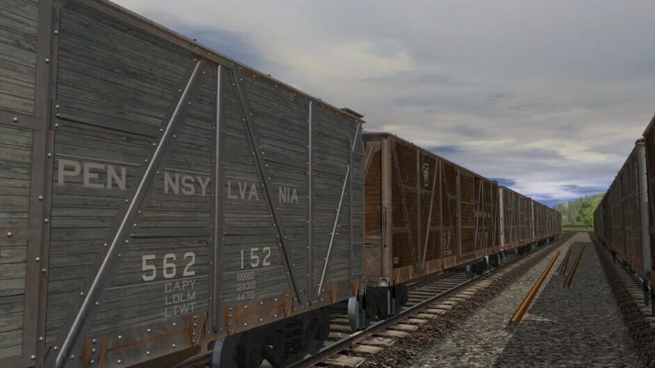 สกรีนช็อตจาก Trainz Railroad Simulator 2022: PRR X23 Boxcar (รูปที่ 14)
