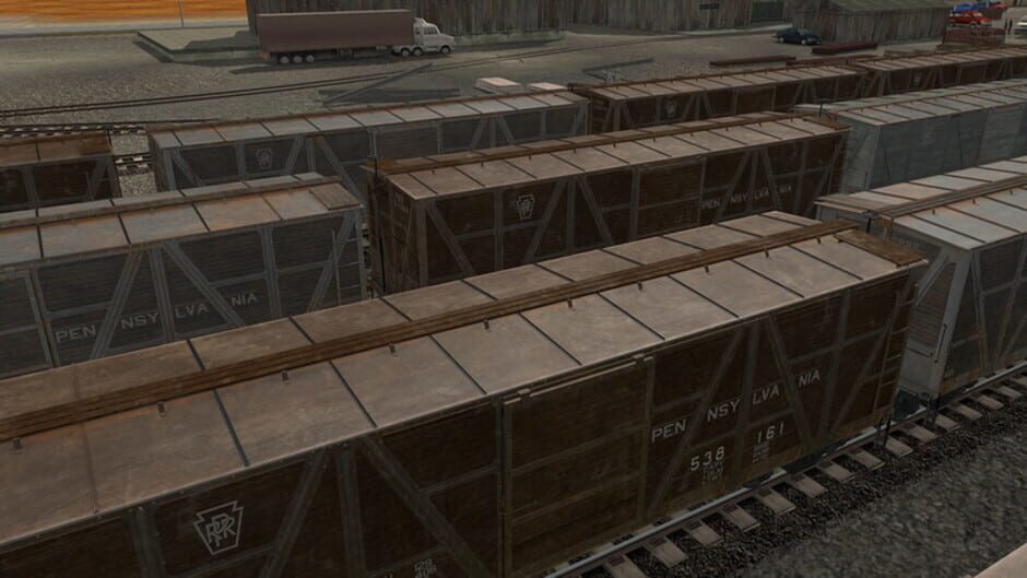 สกรีนช็อตจาก Trainz Railroad Simulator 2022: PRR X23 Boxcar (รูปที่ 13)