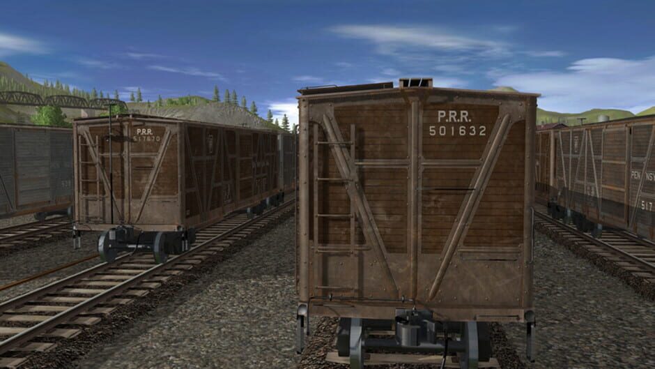 สกรีนช็อตจาก Trainz Railroad Simulator 2022: PRR X23 Boxcar (รูปที่ 10)