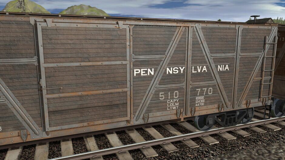 สกรีนช็อตจาก Trainz Railroad Simulator 2022: PRR X23 Boxcar (รูปที่ 12)