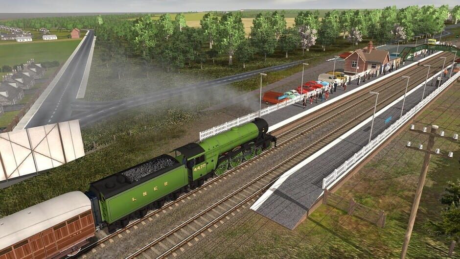 สกรีนช็อตจาก Trainz Railroad Simulator 2022: The Flying Scotsman 1920s (รูปที่ 3)