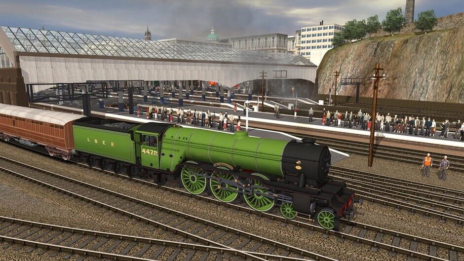 สกรีนช็อตจาก Trainz Railroad Simulator 2022: The Flying Scotsman 1920s (รูปที่ 4)