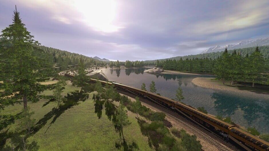 สกรีนช็อตจาก Trainz Railroad Simulator 2022: Canadian Rocky Mountains - Golden, BC (รูปที่ 9)