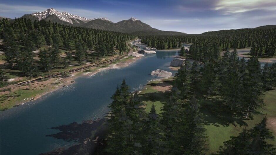 สกรีนช็อตจาก Trainz Railroad Simulator 2022: Canadian Rocky Mountains - Golden, BC (รูปที่ 6)