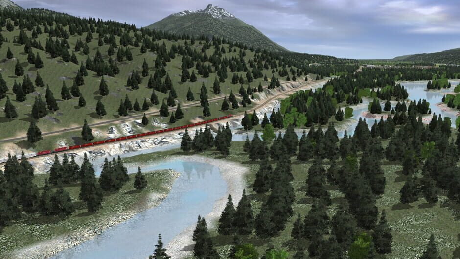 สกรีนช็อตจาก Trainz Railroad Simulator 2022: Route - Canadian Rocky Mountains: Columbia River Basin (รูปที่ 5)
