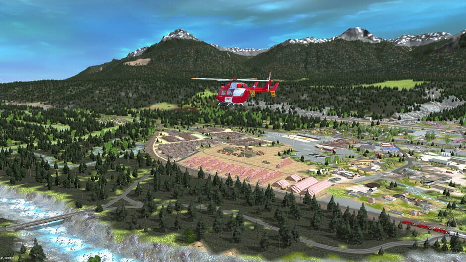 สกรีนช็อตจาก Trainz Railroad Simulator 2022: Route - Canadian Rocky Mountains: Columbia River Basin (รูปที่ 7)