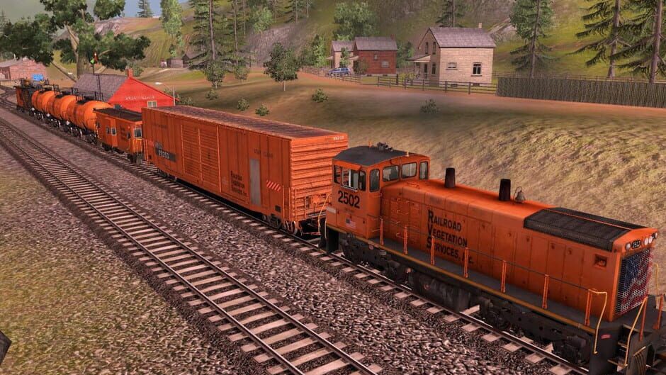 Trainz Railroad Simulator 2022: RVSX Vegetation Control Train Screenshot