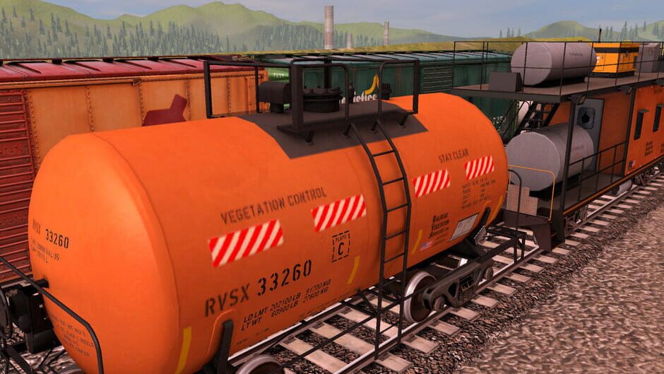 Trainz Railroad Simulator 2022: RVSX Vegetation Control Train Screenshot