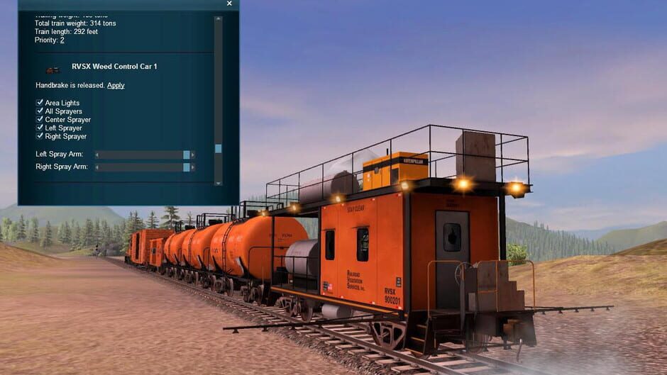 Trainz Railroad Simulator 2022: RVSX Vegetation Control Train Screenshot
