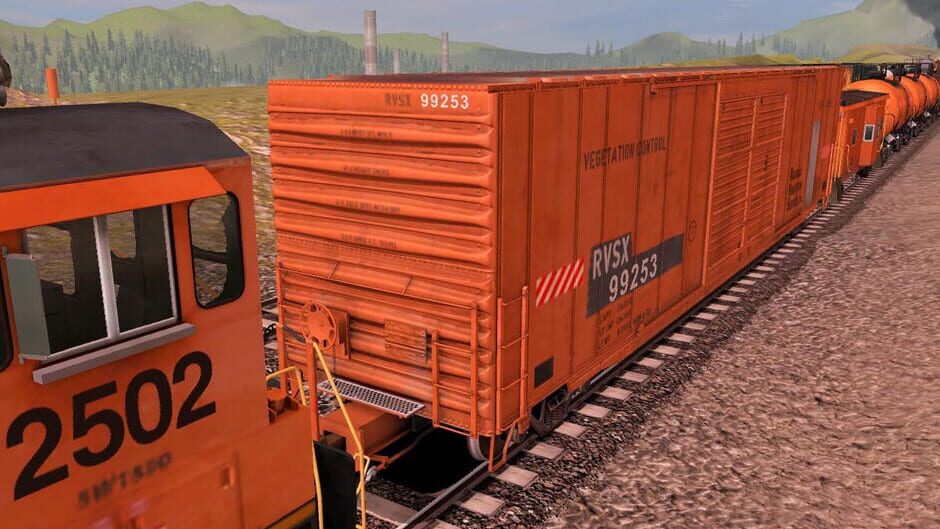 Trainz Railroad Simulator 2022: RVSX Vegetation Control Train Screenshot